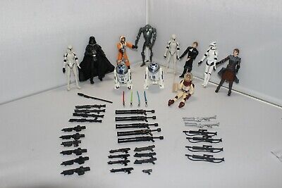 Lot of Star Wars Figures and Weapons | eBay