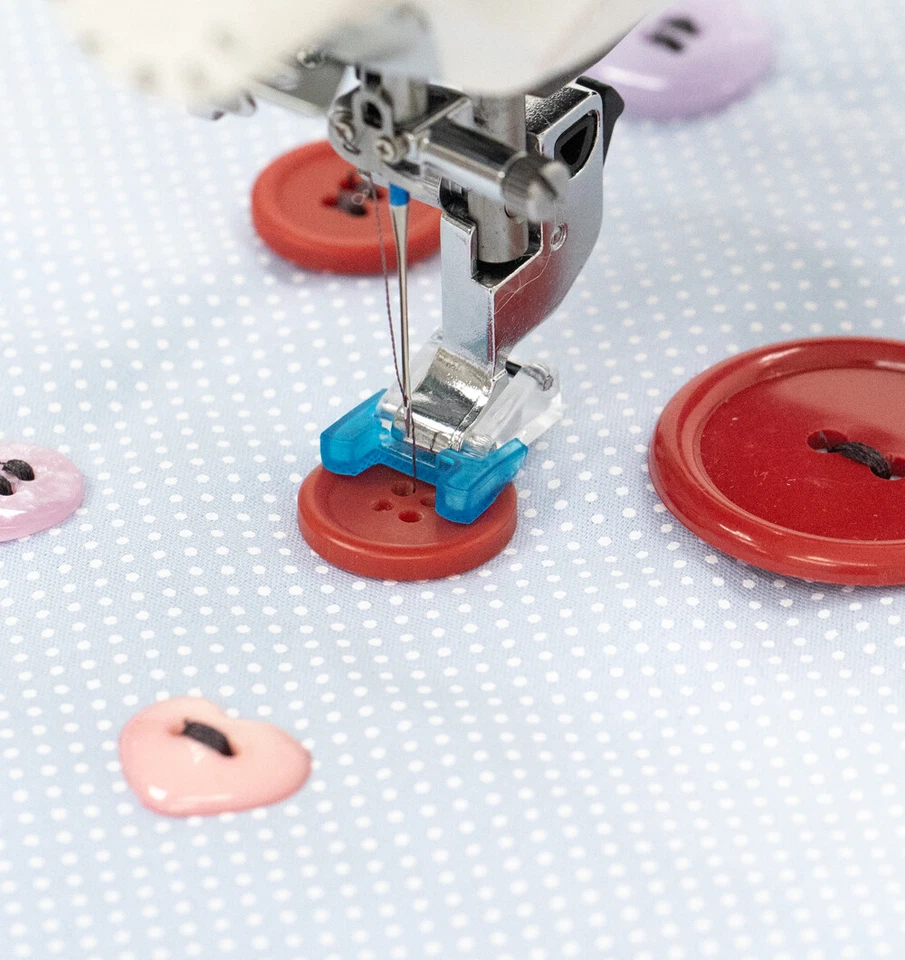 BUTTON SEW FOOT (T) FITS JANOME CAT D AND ELNA SEWING MACHINES #859811008 (315) - Image 3 of 4