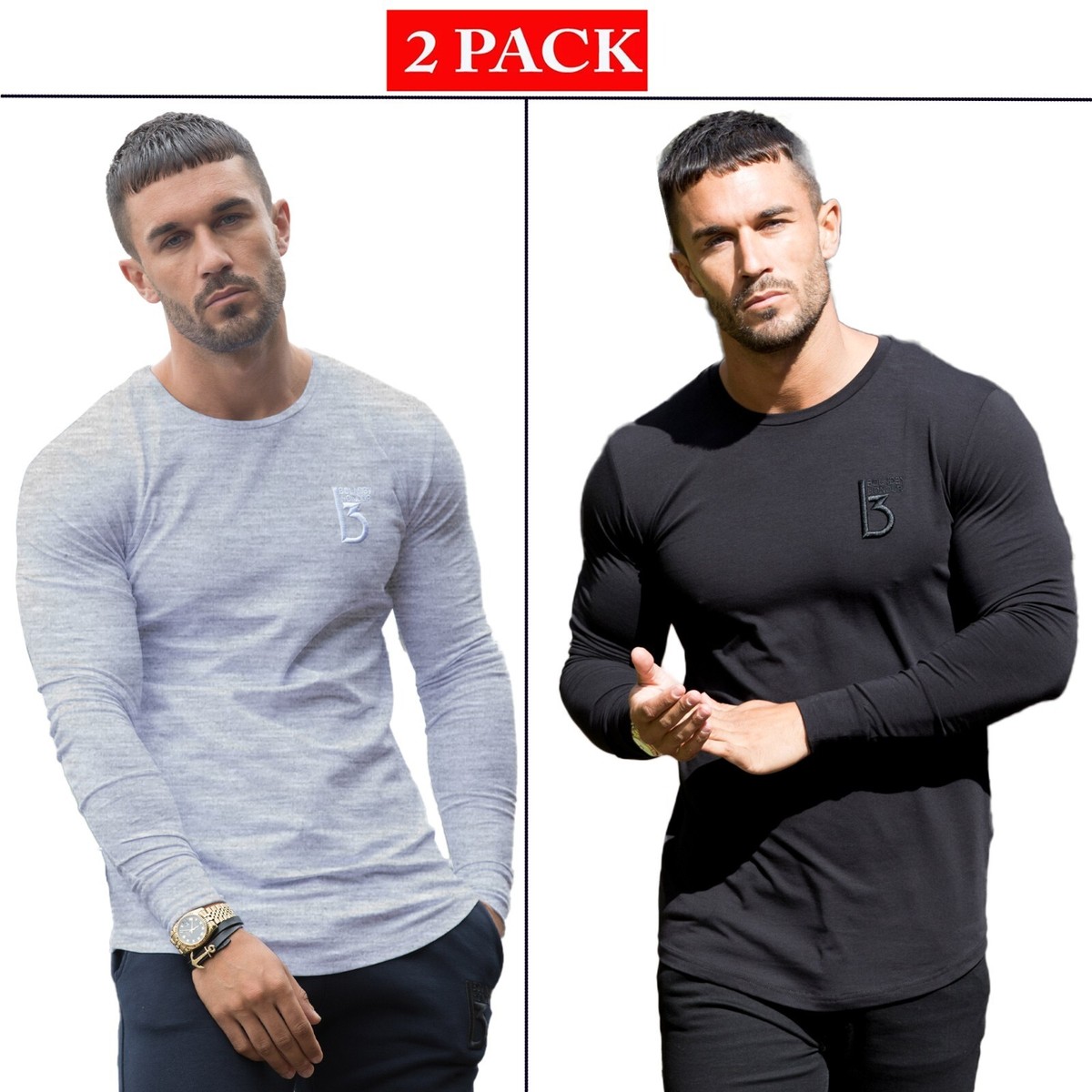 トップス TION slim fit L/S tee (NVY) Men's Zone Performance T-Shirt