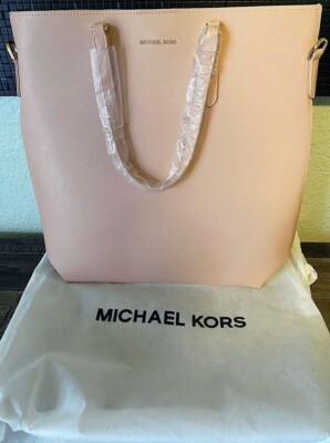 Michael Kors 2-in-1 Blush Pink Tote Crossbody Bag Shopper Travel