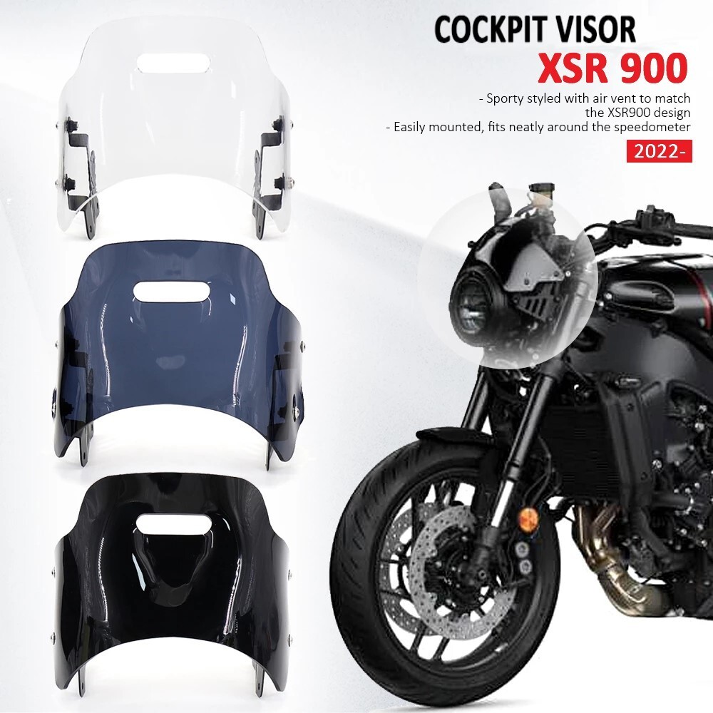 Ermax Cafe Racer Nose Screen Fairing Legend Blue Yamaha XSR 900