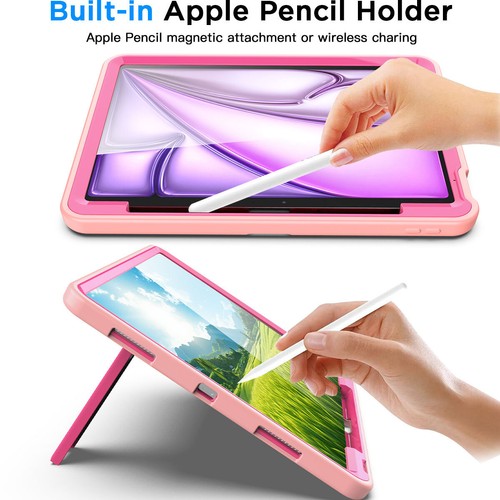 For Apple iPad Air 13-inch Case Heavy Duty Shockproof Cover+Screen Protector - Picture 5 of 43