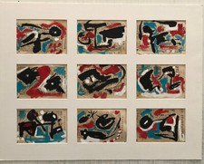  9  Disegni a china  e tempera  11x16  - NC1977