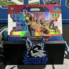 2022 Panini Prizm WWE - Red White & Blue Prizm #81 Ikemen Jiro (RC)