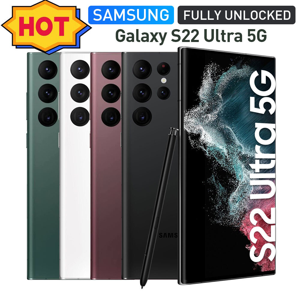 👍 NEW Samsung Galaxy S22 Ultra 5G Factory Unlocked US 👍 NEW Samsung Galaxy S22 Ultra 5G Factory Unlocked US