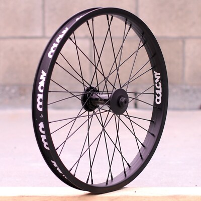 COLONY BMX WASP FRONT OR FREECOASTER BICYCLE WHEEL BLACK