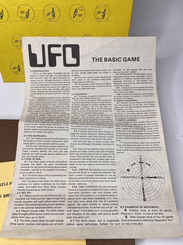 Board Game, UFO Close Encounters, Avalon Hill, 1978 - Picture 4 of 10