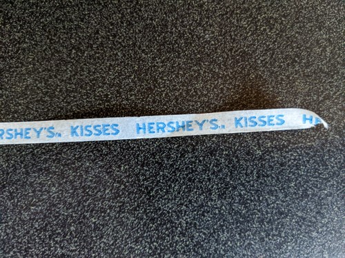 Vintage Hershey Kiss Paper Roll. Original paper for Hershey's kiss. Partial Roll - Picture 3 of 3