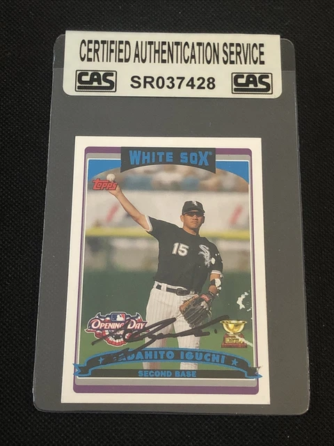 TADAHITO IGUCHI 2006 TOPPS SIGNED AUTOGRAMMKARTE WHITE SOX CAS AUTHENTIC