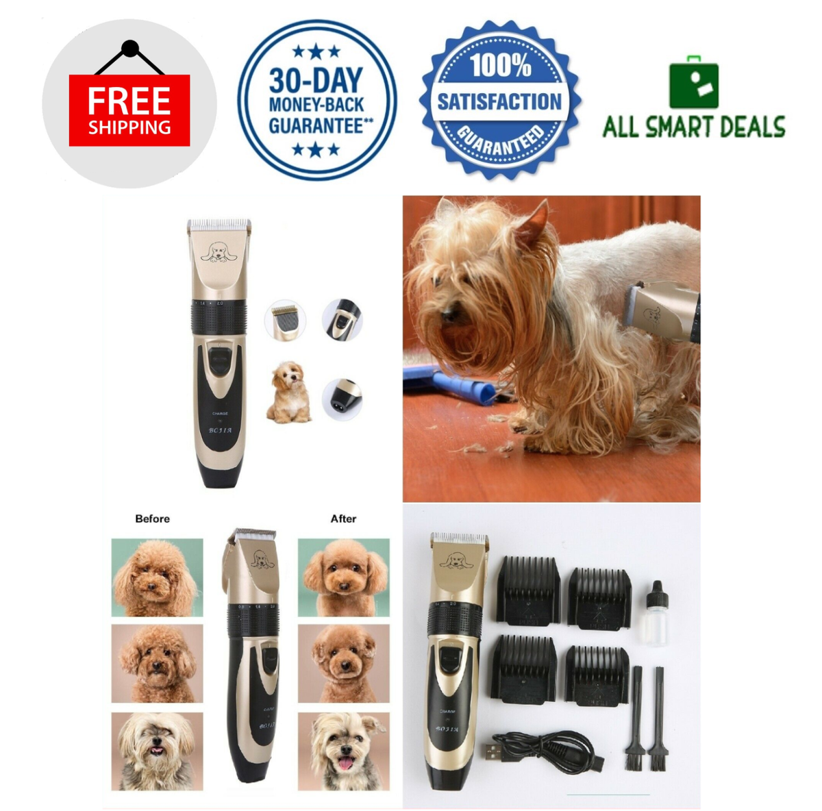 Perro Maquina Para Cortar Pelo Del Cuerpo Cortes De Cabello De Perros