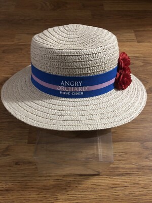 Angry Orchard Rose Cider Women Straw Hat