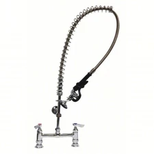 DOMINION COMMERCIAL FAUCETS 77-9004PR Gooseneck, Chrome, 1.6gpm 40XC55