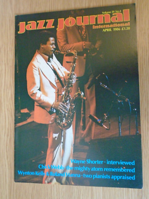 JAZZ JOURNAL magazine  April 1986 Wayne Shorter