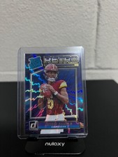  2024 Panini Donruss - Rated Rookie Retro Blue Shock #11 Jayden Daniels