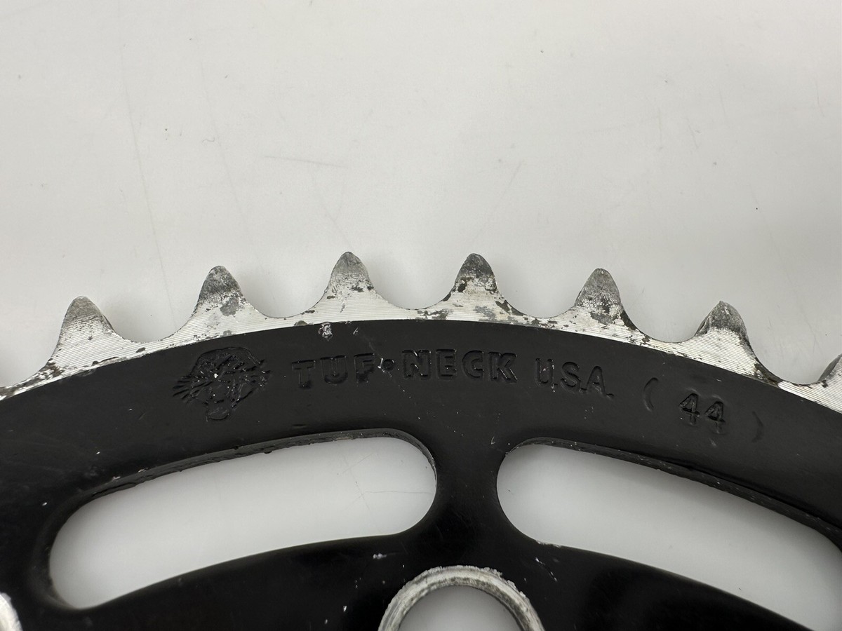 Vintage Tuf-Neck BMX Racing 44t Chainring Tiger 110 130