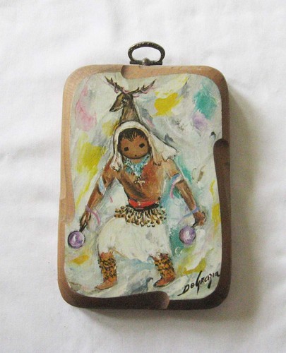 Ted DeGrazia Art Prints “Deer Dancer” and “Flower Vendor” - Picture 2 of 3