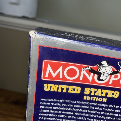 1998 Monopoly United States US Navy Edition Board Game Still Sealed - Picture 3 of 9