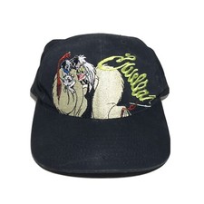 Vintage Disney 101 Dalmatians Cruella De Vile Snapback Hat Rare