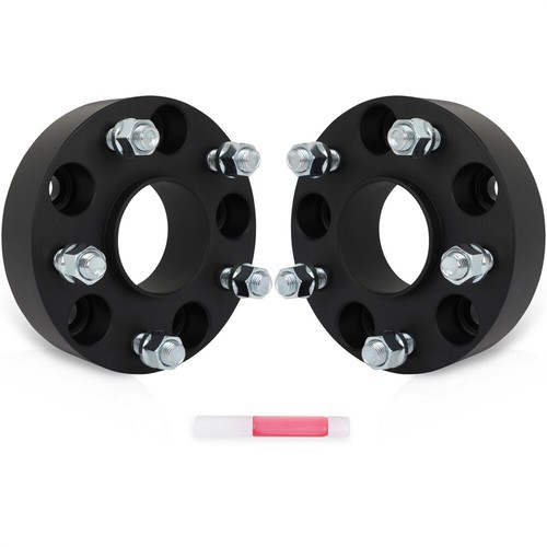 1 Pair 1.5" 5x5 5X127 Hubcentric Wheel Spacers For 2011-2024 Jeep Grand Cherokee - Picture 2 of 9