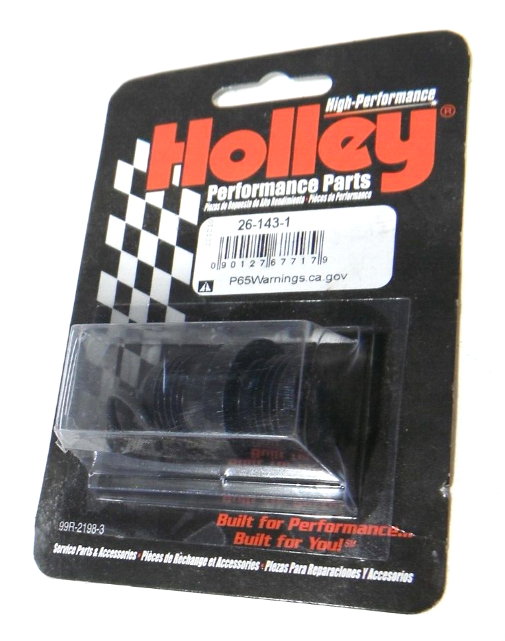 Holley Fuel Inlet Fitting Short 8an to 8 ORB Black Holley Fuel Inlet Fitting Short 8an to 8 ORB Black