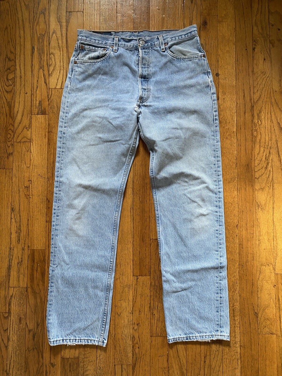 LEVI'S 501xx W32 L34 ライトブルーデニム LEVI'S 501ZXX JEANS（W34L34/DEADSTOCK） - 古着屋 ｜ mushroom
