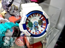 Casio G-Shock White Tricolor Series Men's Watch GA-201TR-7D
