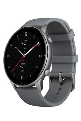 ANDROID - Amazfit GTR 2e 中古美品 Amazfit GTR 2e Smartwatch with Heart Rate Monitor Slate Gray