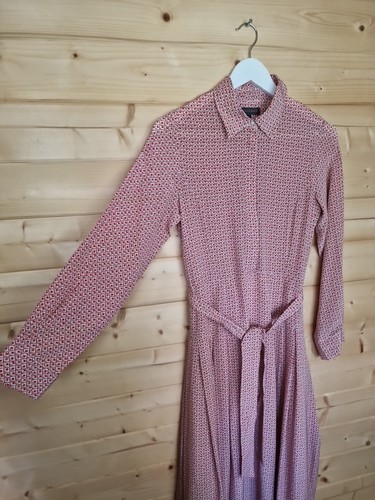 Abito camicia midi seta floreale stampa liberty davvero selvaggia taglia UK6 PREZZO AL PUBBLICO £575 - Foto 6 di 22