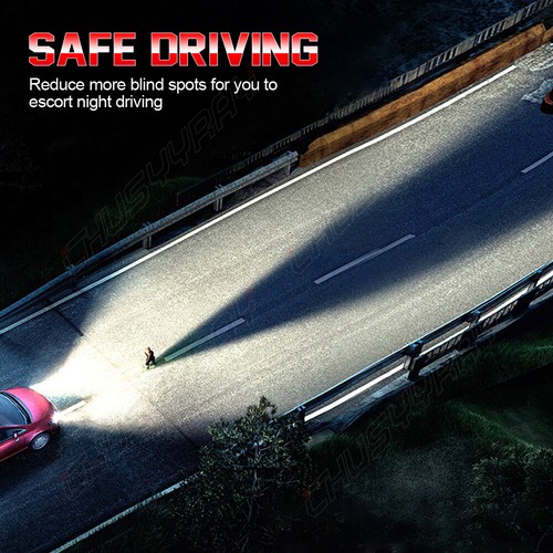 Super Bright 4x Combo H9 H11 LED Headlight High Low Beam Bulbs 10000K White Kit - Picture 9 of 10