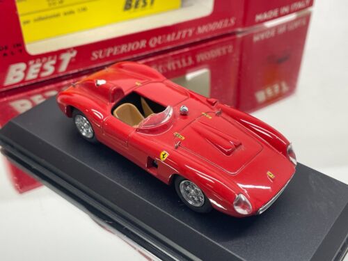 BEST MODEL 9051 FERRARI 860 MONZA PROVA 1956 -RED 1:43- GOOD IN BOX - Imagen 7 de 7