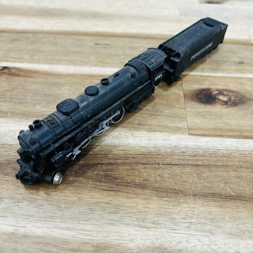 N scale Con-Cor Pennsylvania 3727 Locomotive Tructrain Material Handling Cars - Picture 5 of 15