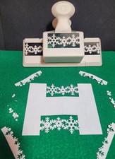 Martha Stewart SNOWFLAKE TRIM Double-Edge Punch - 1" wide strips, Border