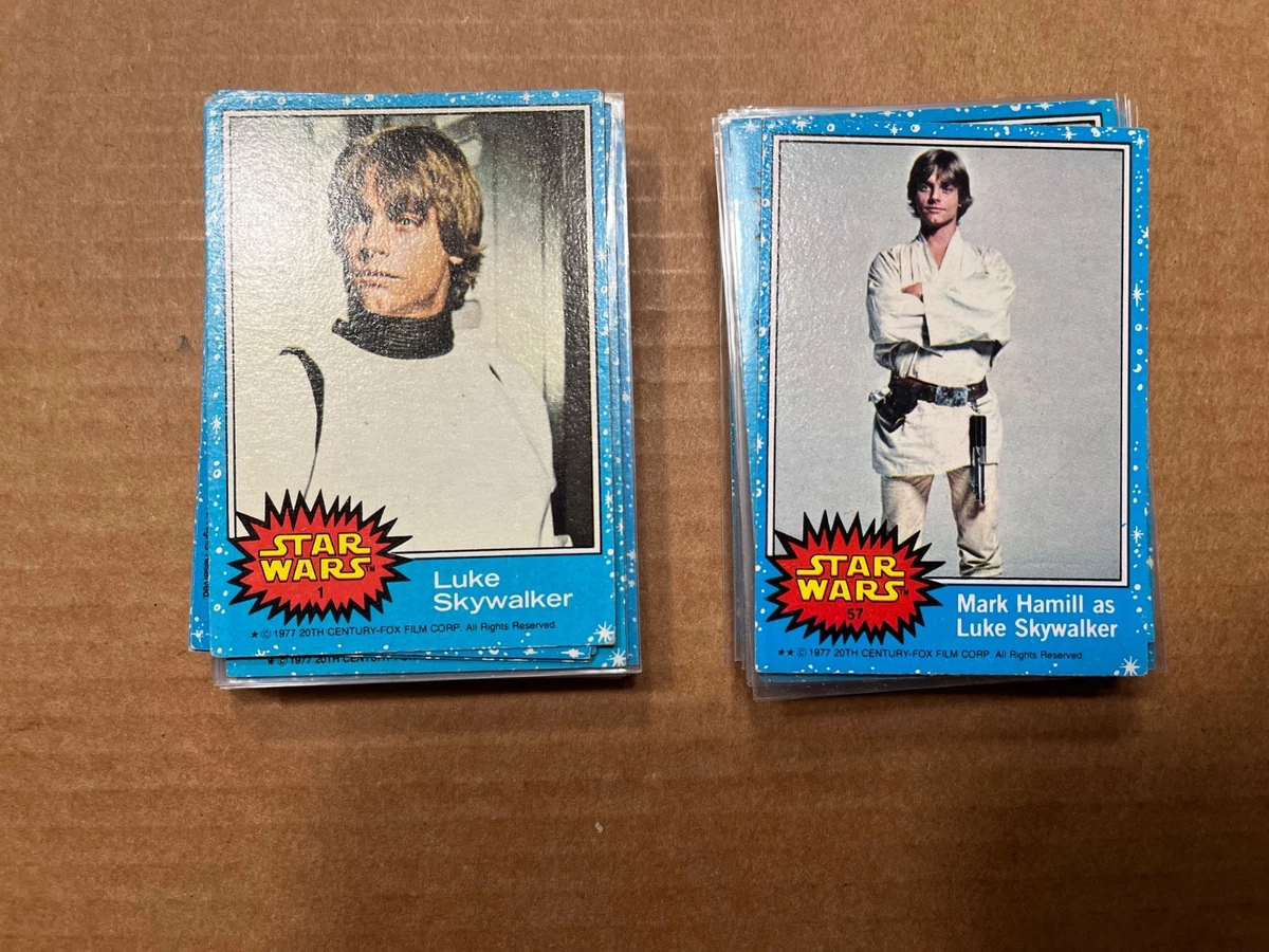 Luke Skywalker Star Wars-Series 1 (Blue) Trading Cards for sale | eBay