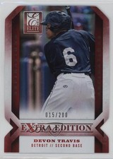 2013 Panini Elite Extra Edition Aspirations Die-Cut 15/200 Devon Travis #76 fm0