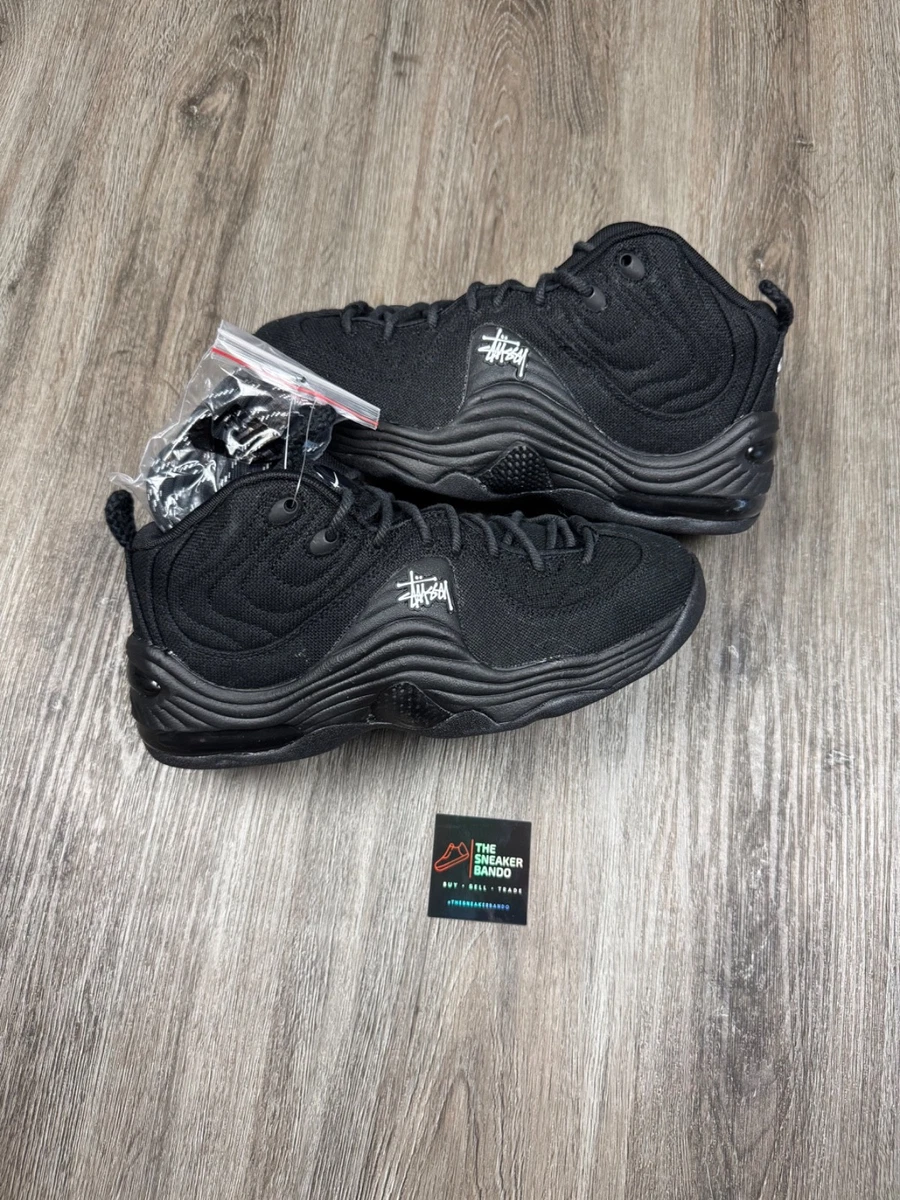 Stussy x Nike Air Penny 2 Black for Sale | Authenticity Guaranteed