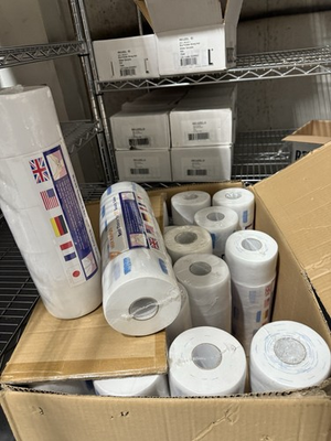 #ad #ad Disposable Barber Neck Strips – 10000 Sheets 20 Rolls Self Adhesive $69.95