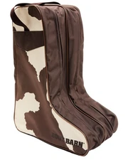 Boot Barn Cow Print Boot Bag Brown