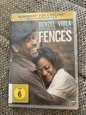 Fences -Denzel Washington -Viola Davis-DVD-FSK 6- Top!