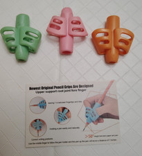 Set of 3 Pencil Grips for Kids Handwriting Tool Set Unbranded
