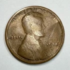 1914-D Lincoln Wheat Penny 1c Small One Cent Denver US Coin - KEY DATE!