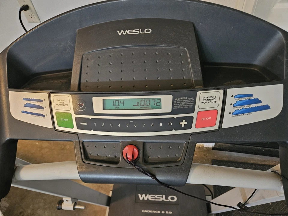 Weslo Cadence G 5.9 treadmill -Compact And Folds Up for easy storage  - Image 2 of 4