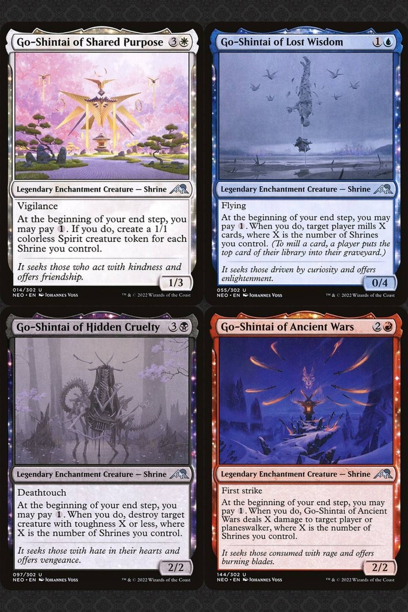 all shrine cards mtg Go-Shintai of Life's Origin Shrine Enchantress Kamigawa Magic MTG Comm –  CommanderComplete main image 0