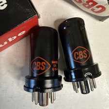Lot Of 2: 6AC7 CBS  Metal Vacuum NOS In CBS B...