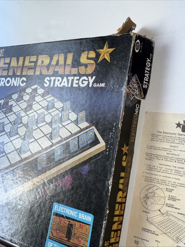 The Generals Electronic Strategy Game Good Condition Tested Works READ - Picture 13 of 15