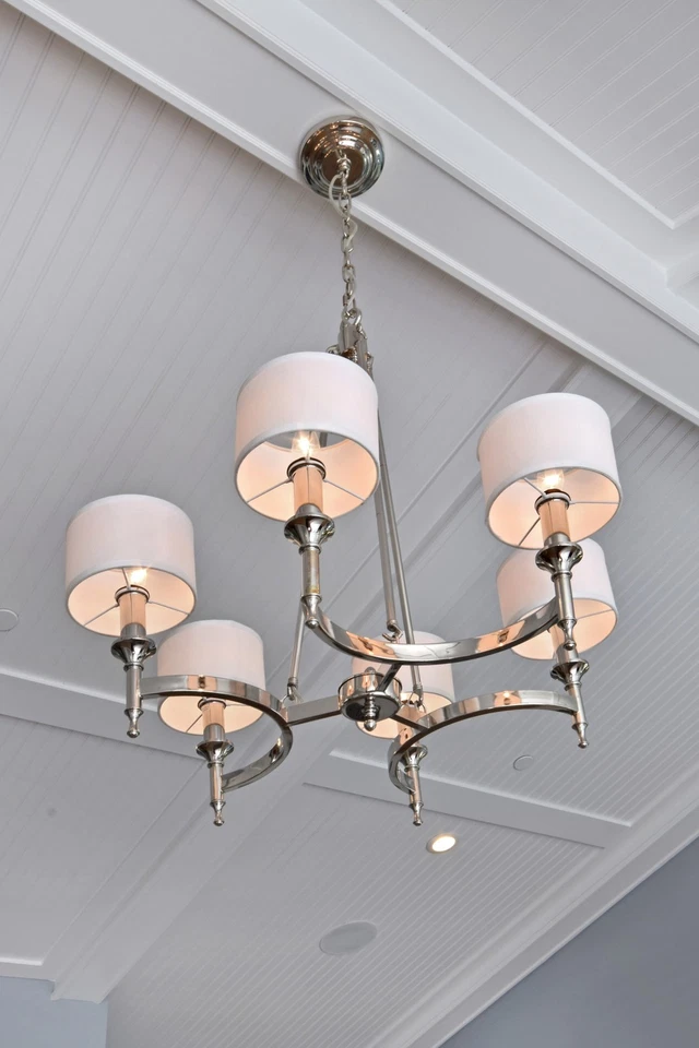 Maxim 22375 Brass Fairmont 30"W 6-Light Chandelier - Image 3 of 4