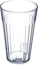 32 oz Clear Plastic Tumbler Bistro Fluted Drink Cup Break Resistant