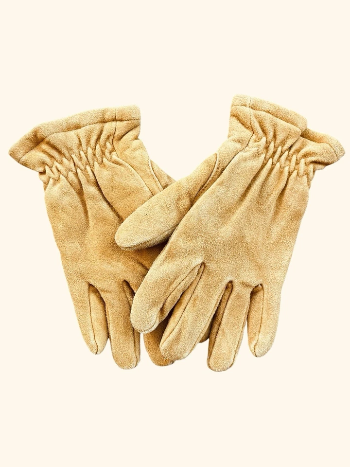 Luvas vintage LL Bean Sta pele de corcunda macia forrada de olefina alfa feitas nos EUA pequenas anos 90 - Imagem 4 de 4