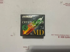 Victor 5MD-74WE 5-pack MD74 Crystal Gold MiniDisc Sealed