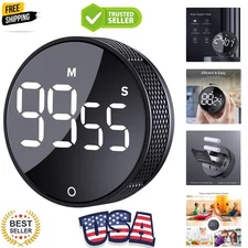 Rotary Digital Timer – Perfect for Cooking, Classroom, and Fitness Activities