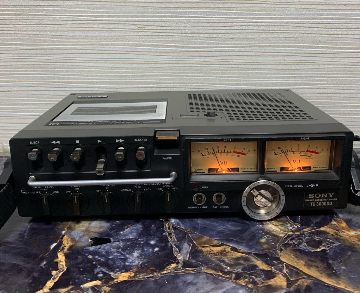 SONY　　TC-3000SD Sony TC-3000SD Stereo Cassette Tape Recorder Vintage Junk